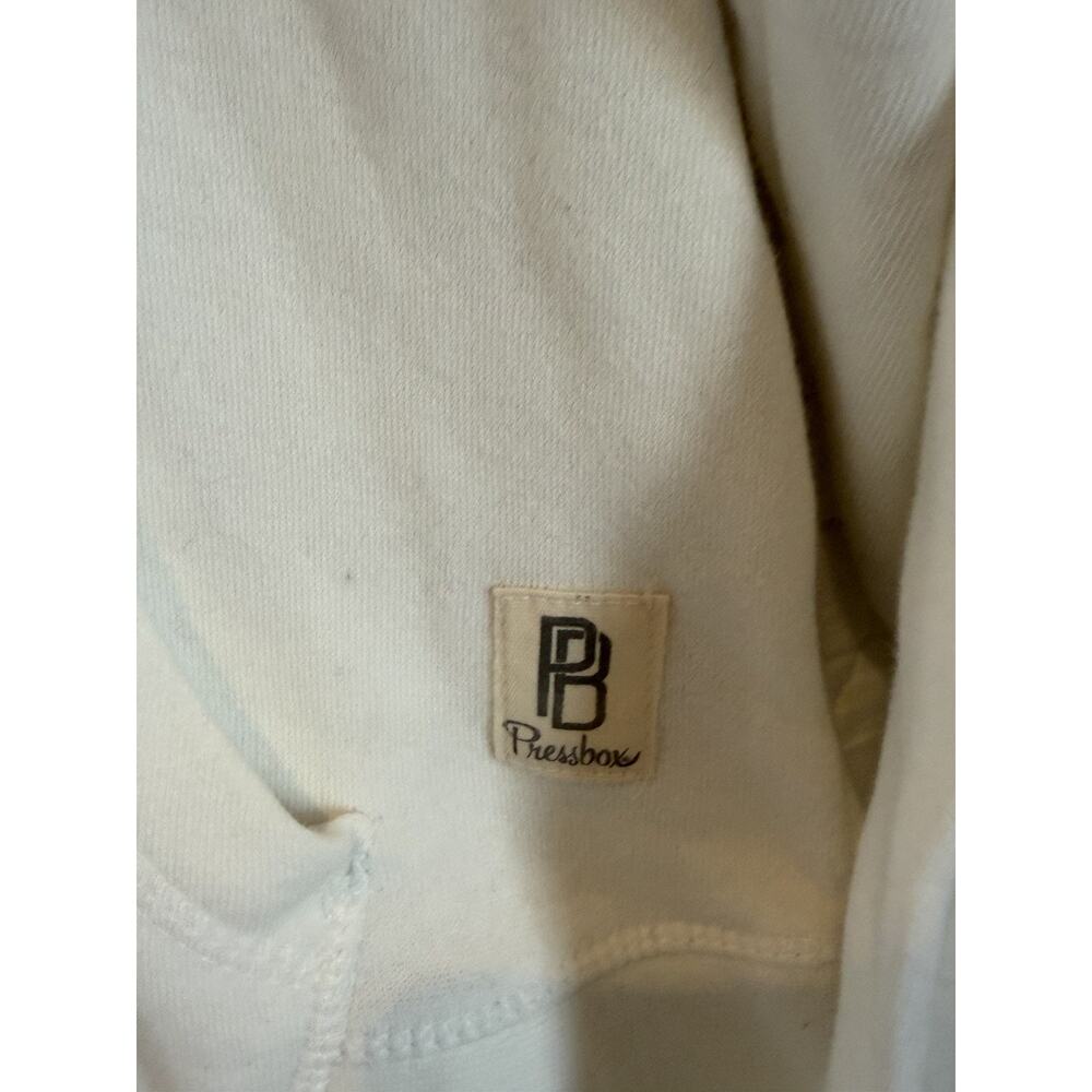 Appalachian State Pressbox hoodie Pullover Sweatshirt Large women sz M Ivory NWT - Picture 4 of 9